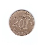 Moneda Finlanda 20 pennia 1975, stare foarte buna, curata