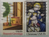 Statele Unite 1980 - Crăciun, serie stampilata