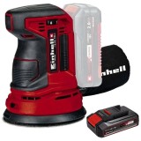 Einhell TE-RS 18 Li PXC - Slefuitor cu excentric 125 mm + Acumulator Li-Ion 18 V 2.5 Ah