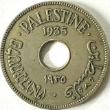 PALESTINA - MANDAT BRITANIC 10 MILS 1935,,KM#4, Asia, Cupru-Nichel