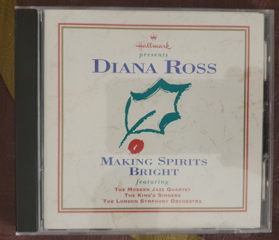 CD Diana Ross, Making Spirits Bright, original USA, 1994 foto