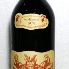 B 86 -vin ROSU REFOSCO DAL PEDUNZOLO ROSSO, DOC, recoltare 1974. CL 72, GR 13