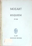 REQUIEM KV 626 FUR 4 SINGSTIMMEN, 2 VIOLINEN, VIOLA, ETC. (PARTITURA MUZICALA)-W.A. MOZART-349698