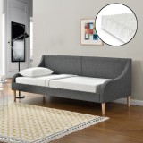 Canapea Dona cu saltea tesatura gri inchis [en.casa] HausGarden Leisure, [en.casa]