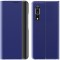 Husa Plastic - Textil OEM New Sleep Case pentru Samsung Galaxy A11 / Samsung Galaxy M11, Cu Suport, Albastra