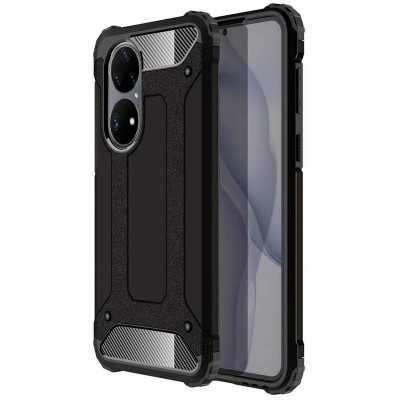 Husa telefon Huawei P50 Pro - Techsuit Hybrid Armor - Black foto