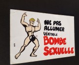 Carte Poștală Vintage - Text Amuzant &icirc;n Franceză - Tematică Veche - Colecție Artă