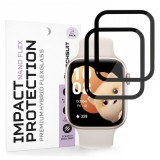 Folie Protectie Techsuit Nano Flex pentru Honor Watch 5, Set 2 bucati, Plastic, Neagra