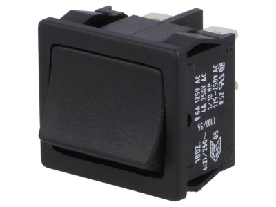 Comutator basculant DPST IP40 foto