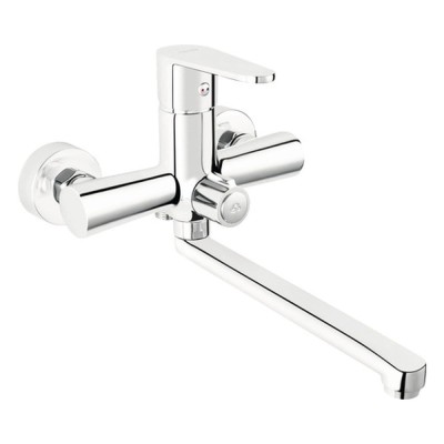 Baterie Cadă Monocomandă Ferro Geo Crom foto