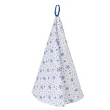 Cumpara ieftin Prosop bucatarie bumbac alb albastru 80 cm