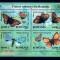 ✅RO 2002 LP 1591 &quot;Fluturi endemici &quot; , colita 322 , MNH