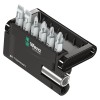 Set Biti Wera cu Suport, 7 piese, SL 1-1.2mm, PH1-PH2, PZ1-PZ2, Adaptor Magnetic Hex 6.5mm