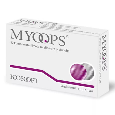 Myoops, 30 comprimate, BioSooft foto