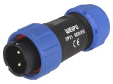 Mufă SP21 tată PIN 2 IP68 30A 500V pentru cablu 7&divide;12mm
