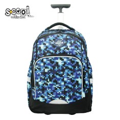 Ghiozdan trolley Urban, PIxELS, 46x34x20 cm &ndash; S-COOL