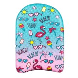 Placa inot pentru fetite Funny Beach, 45 x 26 cm, imprimeu flamingo, General