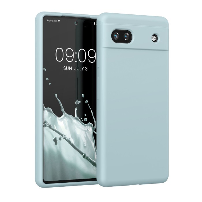 Husa Kwmobile pentru Google Pixel 6a, Silicon, Verde, 57815.200