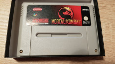 Vand joc super nintendo , SNES , MORTAL KOMBAT , engleza ,colectie foto