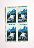 4 timbre SUA Statele Unite bloc de 4 val. MNH 1977 Colorado Statehood 13 cents, Nestampilat