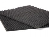 Burete Acustic Izolator Fonic Studio/Home Cinema 100x100x5cm, Fonoabsorbant, Spuma Poliuretanica, Gri Antracit