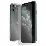 Folie Protectie Completa Alien Surface iPhone 11 Pro (Fata+Spate+Laterale) + Fiber - Protectie Zgarieturi, Transparenta, Montare Usoara