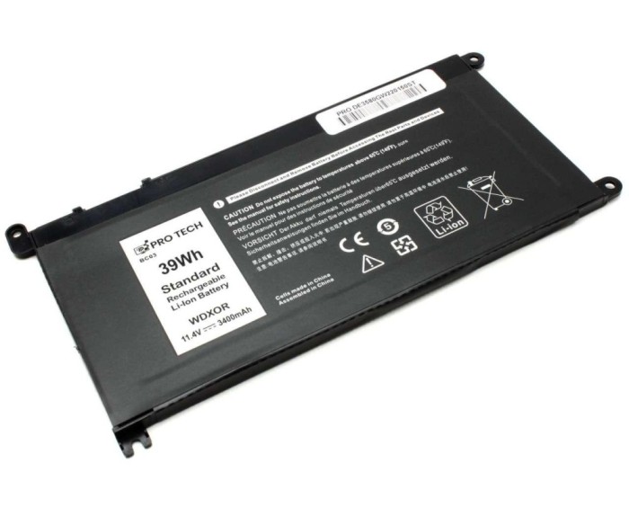 Baterie Dell Inspiron13 5368 39Wh, 13 5378 39Wh, 13 5379 39Wh, 13 7368 39Wh, 13 7378 39Wh, 15 5565 39Wh, 15