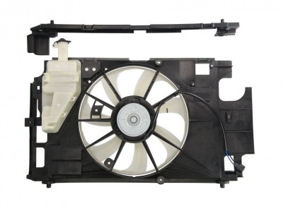 GMV radiator electroventilator Toyota Prius c, 2012-, motor 1.5, benzina/electric, 375 mm, cu vas expansiune, foto