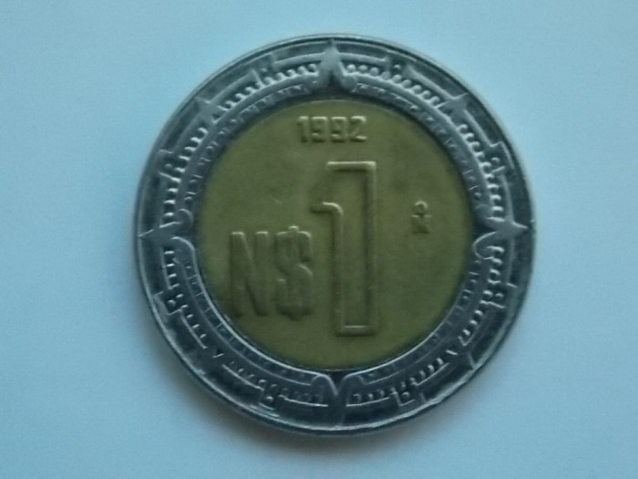 1 NUEVO PESOS 1992 MEXIC