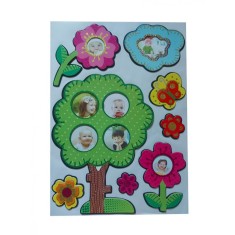 Sticker decorativ, Copac cu poze, 45 cm, WX-EB001