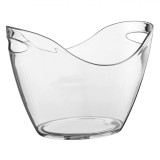 Frapieră Plastic Gondola, Transparent, Dimensiuni 35.5x25.5x24.5 cm, Oem