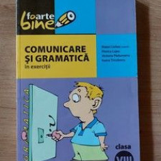 Comunicare si gramatica in exercitii pentru clasa a 8-a - Matei Cerkez, Florica Lupu