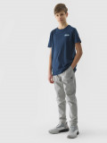 Pantaloni casual pentru băieți - gri, 4F Sportswear