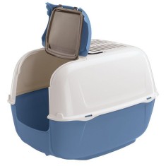 Toaleta pentru pisici PRIMA CABRIO albastru - 39,5 x 52,5 x 38 cm foto