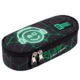 Penar borseta 1 compartiment, 1 extensie, oval, Majewski, Colectia Play New Level 2024, PC-01, 20.5x9.5x5 cm, Multicolor, St.Majewski