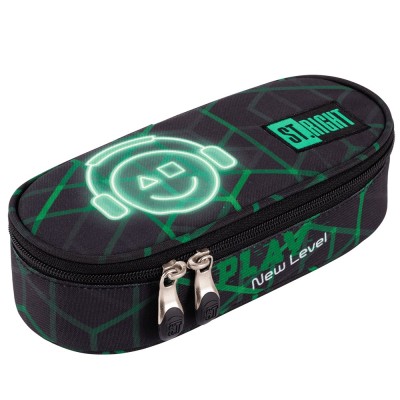 Penar borseta 1 compartiment, 1 extensie, oval, Majewski, Colectia Play New Level 2024, PC-01, 20.5x9.5x5 cm foto