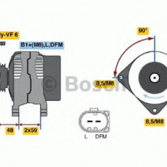 Generator / Alternator VW CADDY II Combi (9K9B) (1995 - 2004) BOSCH 0 986 047 250