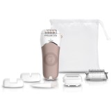 Epilator, Rowenta, AquaSoft, 4,5 W, Auriu/Alb