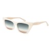 Ochelari de soare dama Ana Hickmann AH9390 E01 54, lentile protectie UV400, maro degrade