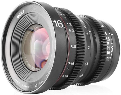 Obiectiv manual Meike 16mm T2.2 Cine pentru MFT M4/3-Mount foto