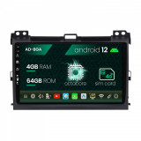 Cumpara ieftin Navigatie Toyota Prado J120 (2002 - 2010), Android 12, A-Octacore 4GB RAM + 64GB ROM, 9 Inch - AD-BGA9004+AD-BGRKIT083