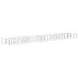 Strat inaltat gabion, 180x30x10 cm, otel galvanizat