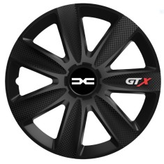 Set 4 Capace Roti GTX Negru Carbon Dacia new, R15 foto
