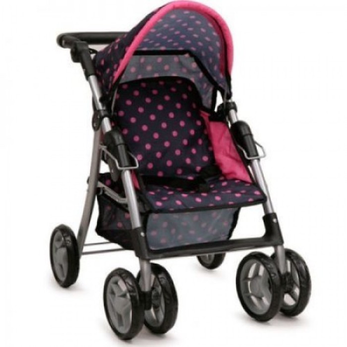 Carucior pentru papusi Pinky Dots-9352