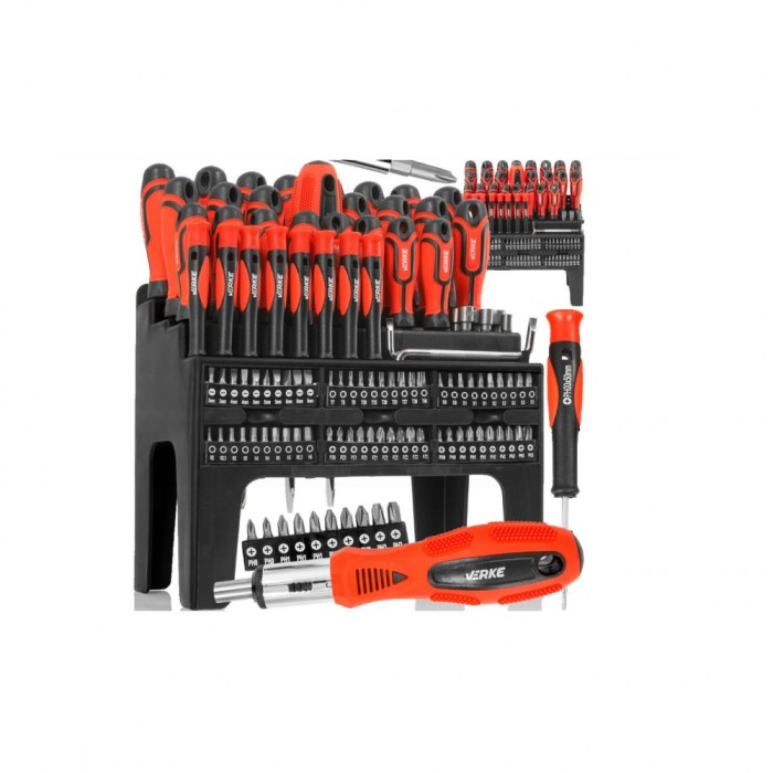 Set surubelnite si biti, 100 piese, Verke