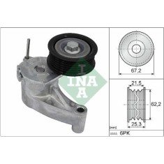 Intinzator curea Volvo S60 2, S60 3, S90 2, V60 1, V60 2, V90 2 Estate, Xc60 1 Suv, Xc60 2, Xc90 2, 2.0 Polestar, T6, INA