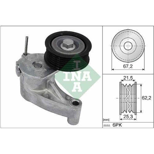 Intinzator curea Volvo S60 2, S60 3, S90 2, V60 1, V60 2, V90 2 Estate, Xc60 1 Suv, Xc60 2, Xc90 2, 2.0 Polestar, T6, INA