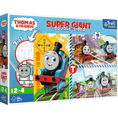 PUZZLE TREFL PRIMO SUPER GIANT 15 THOMAS SuperHeroes ToysZone foto