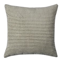 Fata perna textil alb maro 45x45 cm
