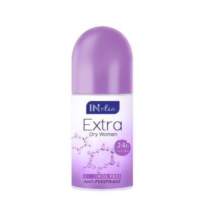 Antiperspirant Roll On, pentru femei, Inelia, Revers, Extra Dry, 50ml foto